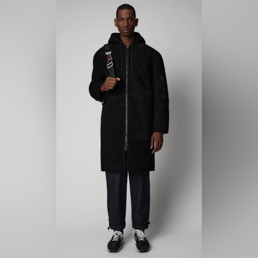 The Arrivals Shearling Leather Parka